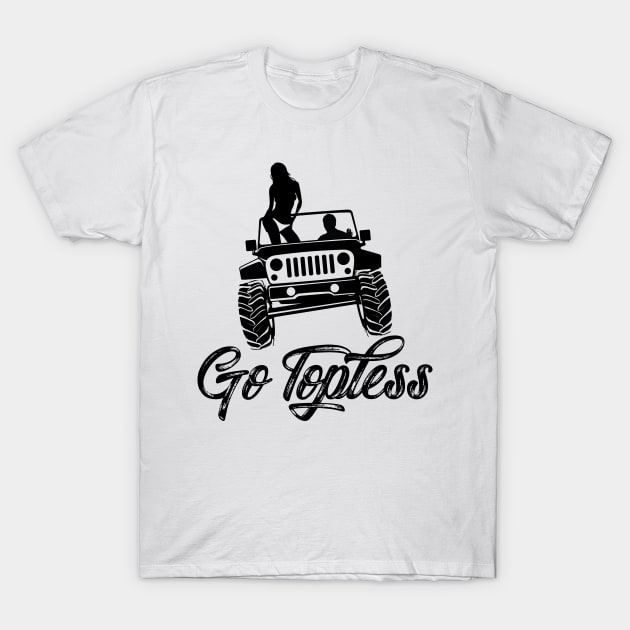 Jeep Go Topless A T-Shirt by socomtees